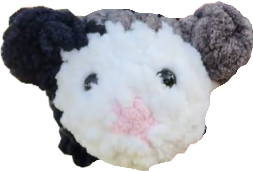 mini opossum plushie