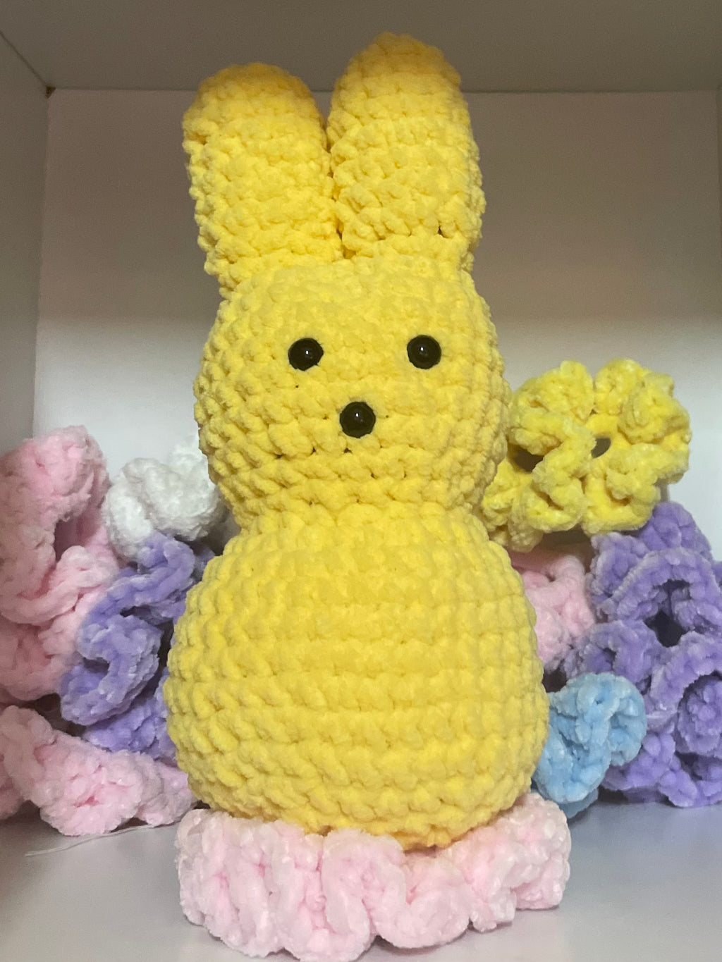 yellow marshmallow bunny