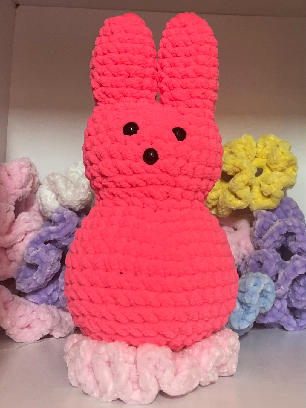 pink marshmallow bunny