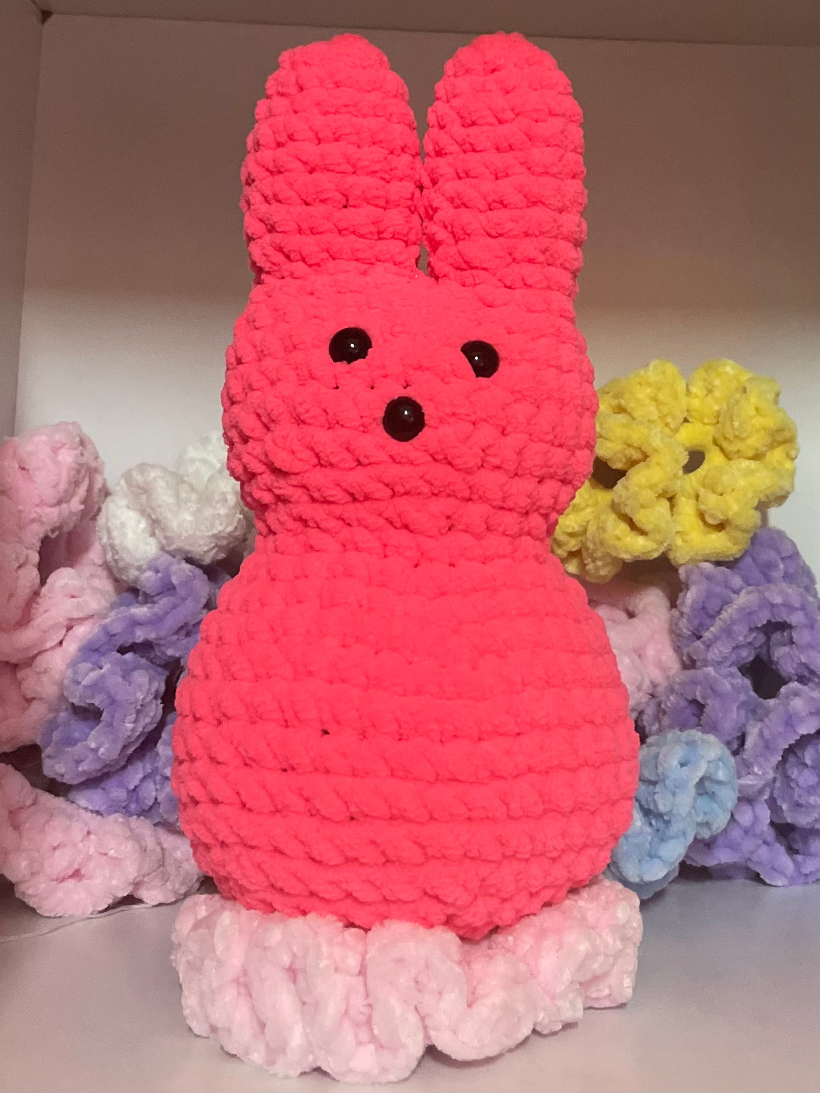 pink marshmallow bunny