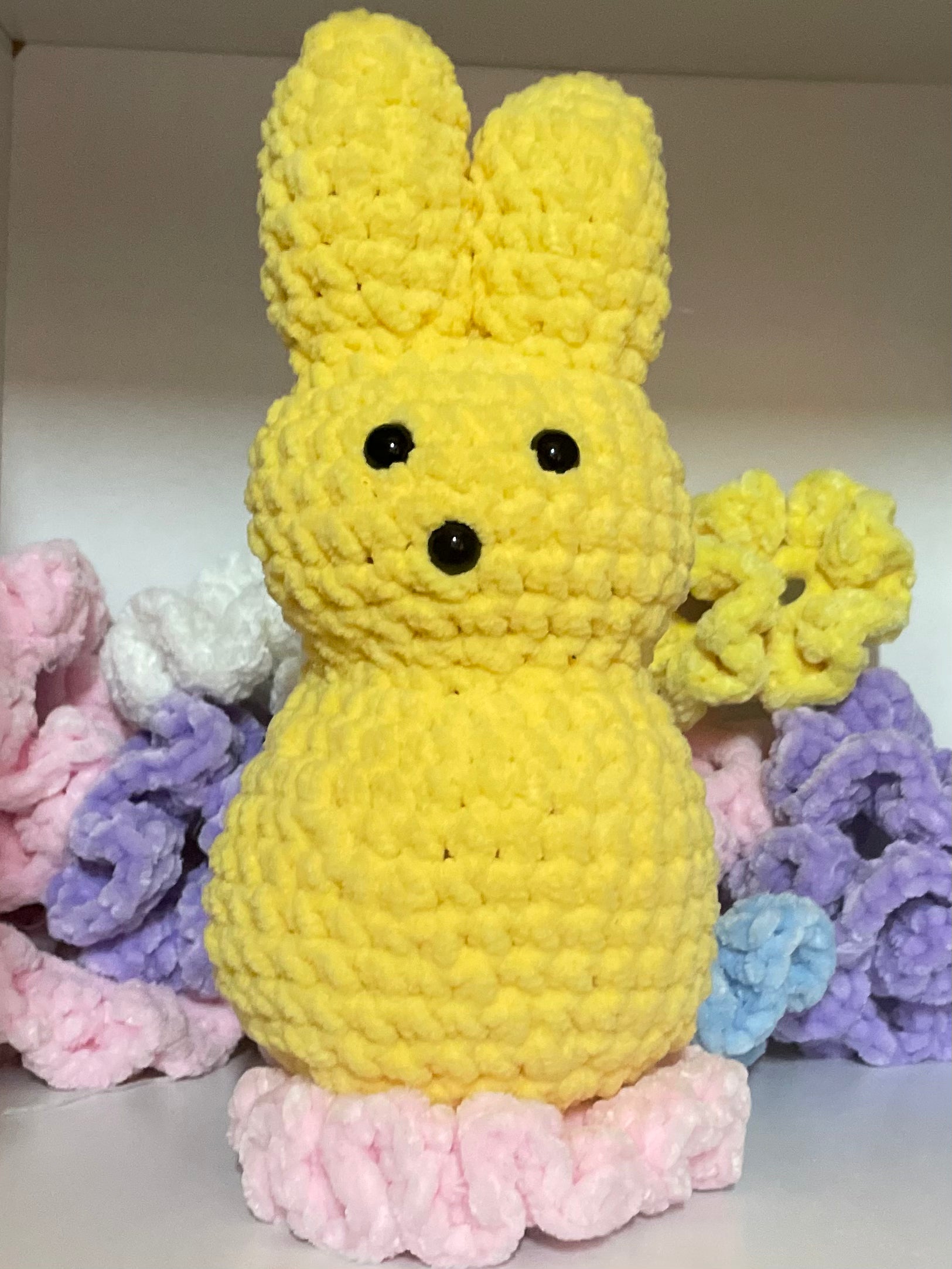 yellow marshmallow bunny