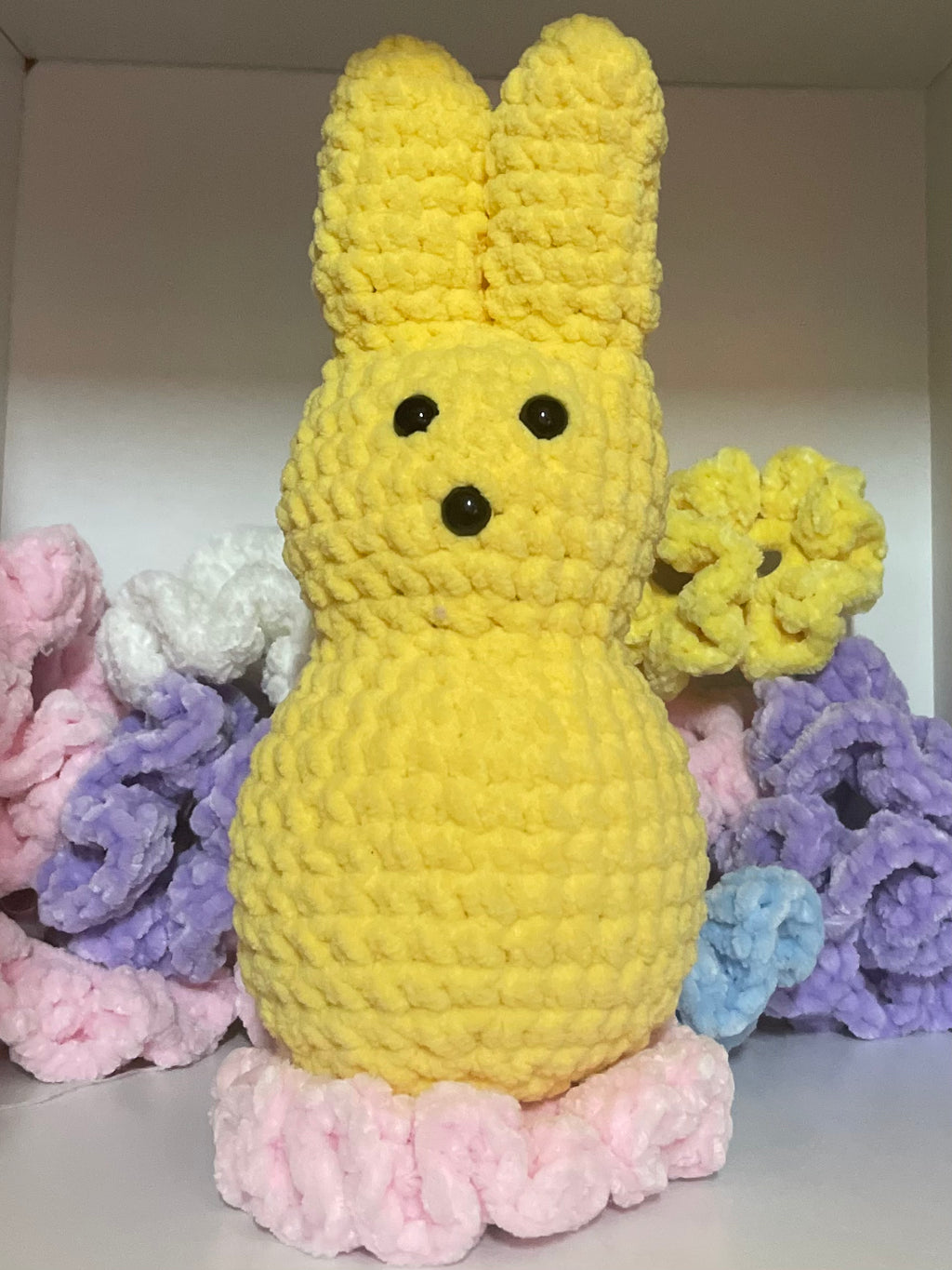 yellow marshmallow bunny