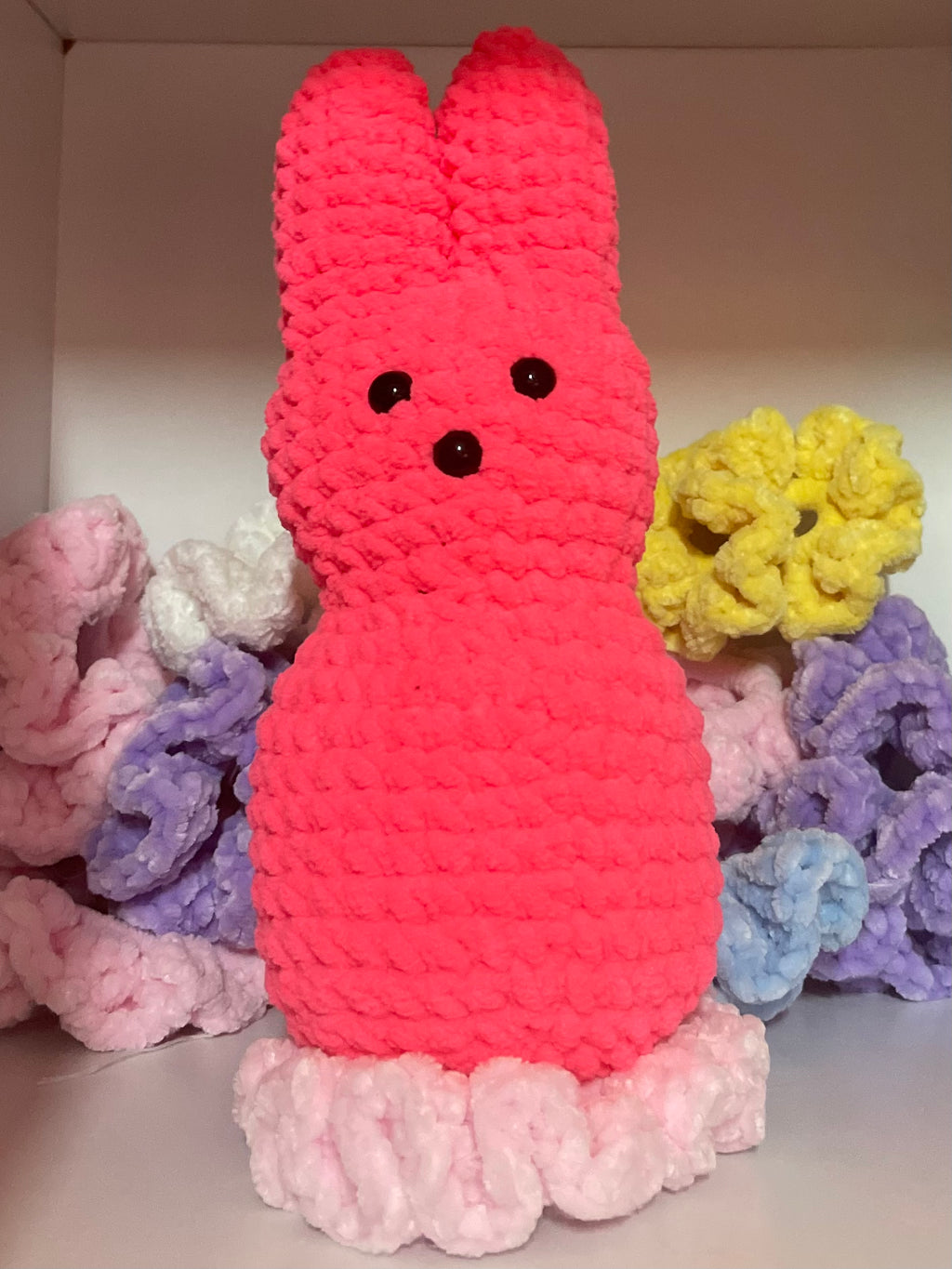 pink marshmallow bunny