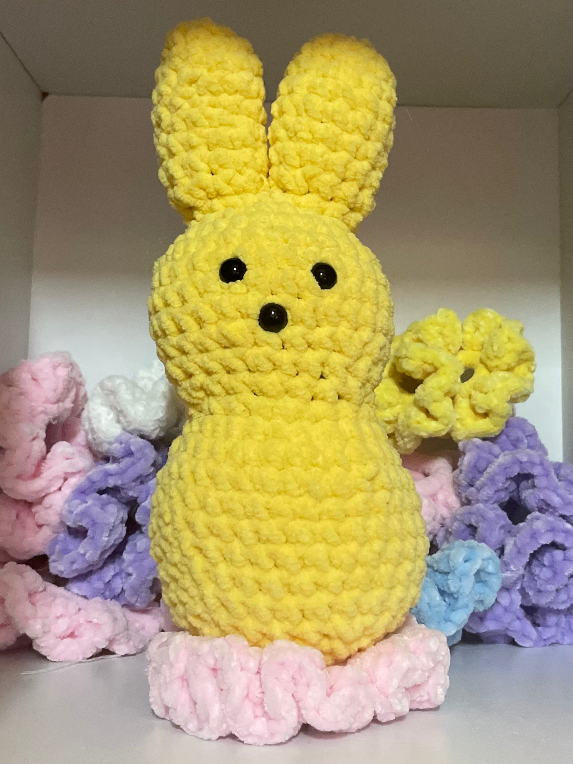 yellow marshmallow bunny