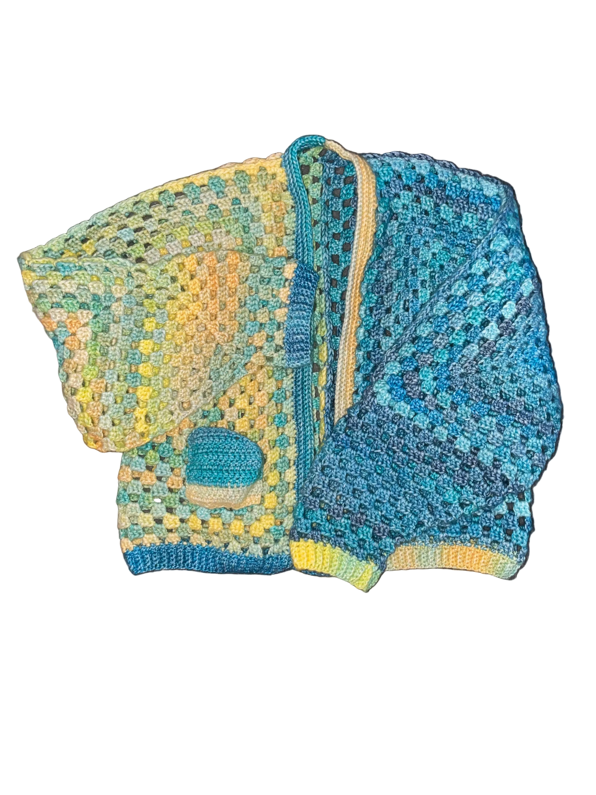 starry night hexagon cardigan (size medium)