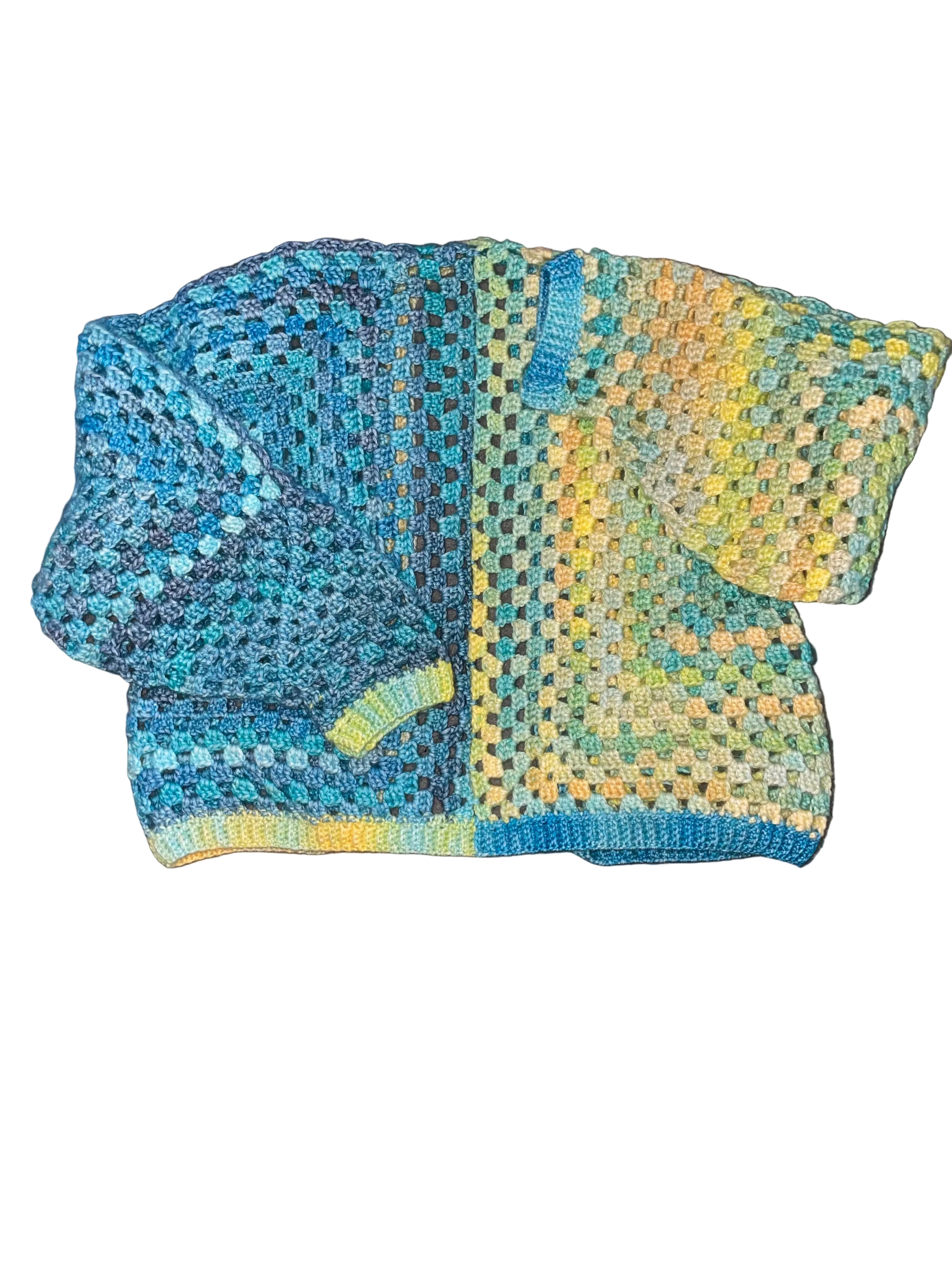 starry night hexagon cardigan (size medium)