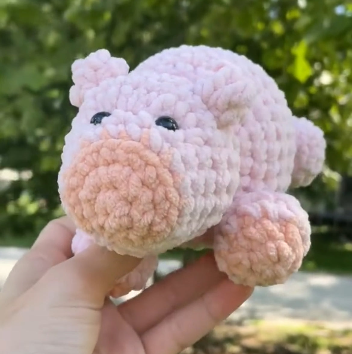 mini pig plushie