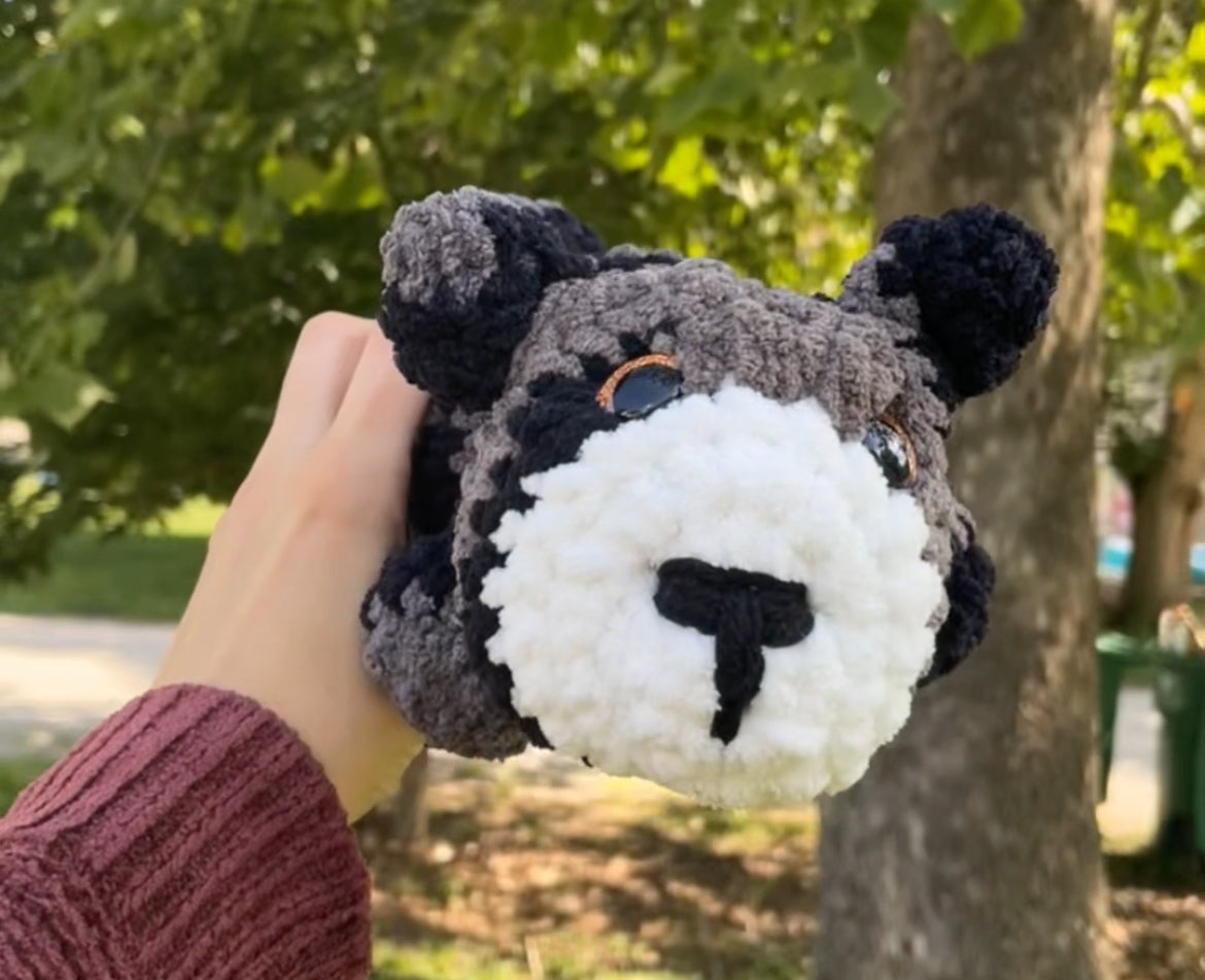 mini raccoon plushie